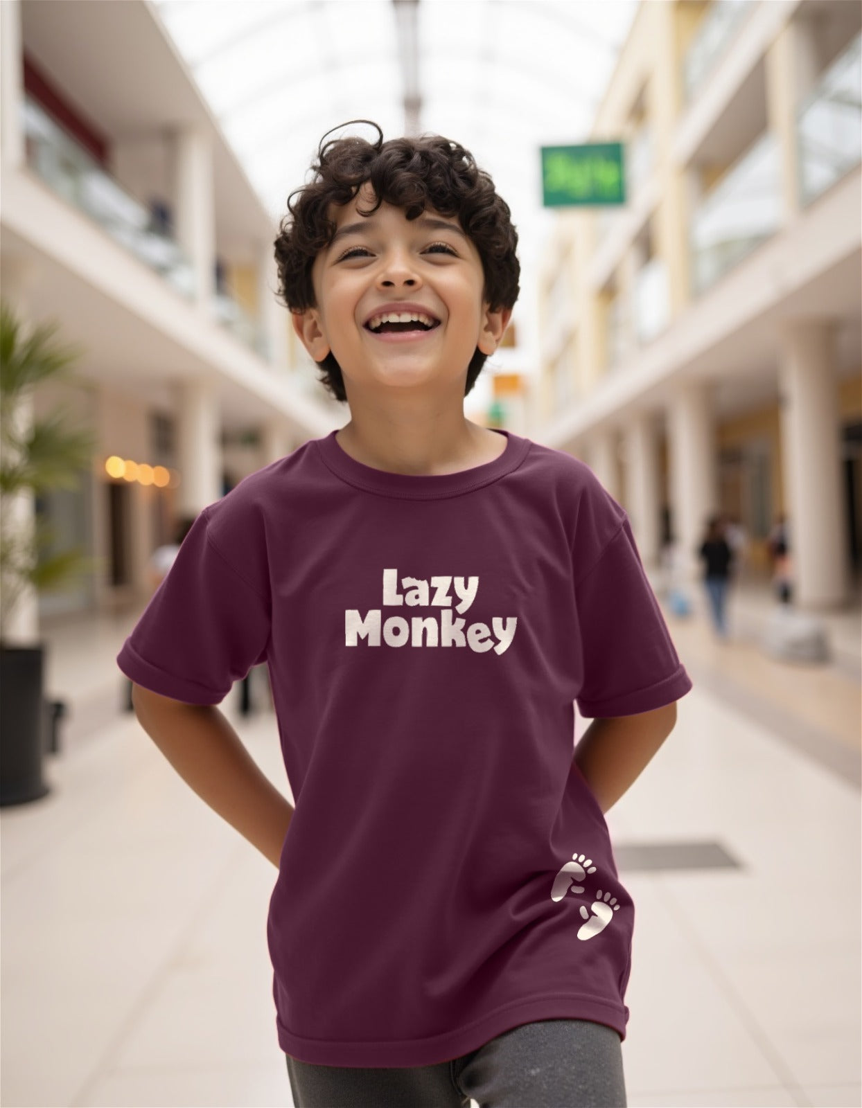 Lazy Monkey T-Shirt kids