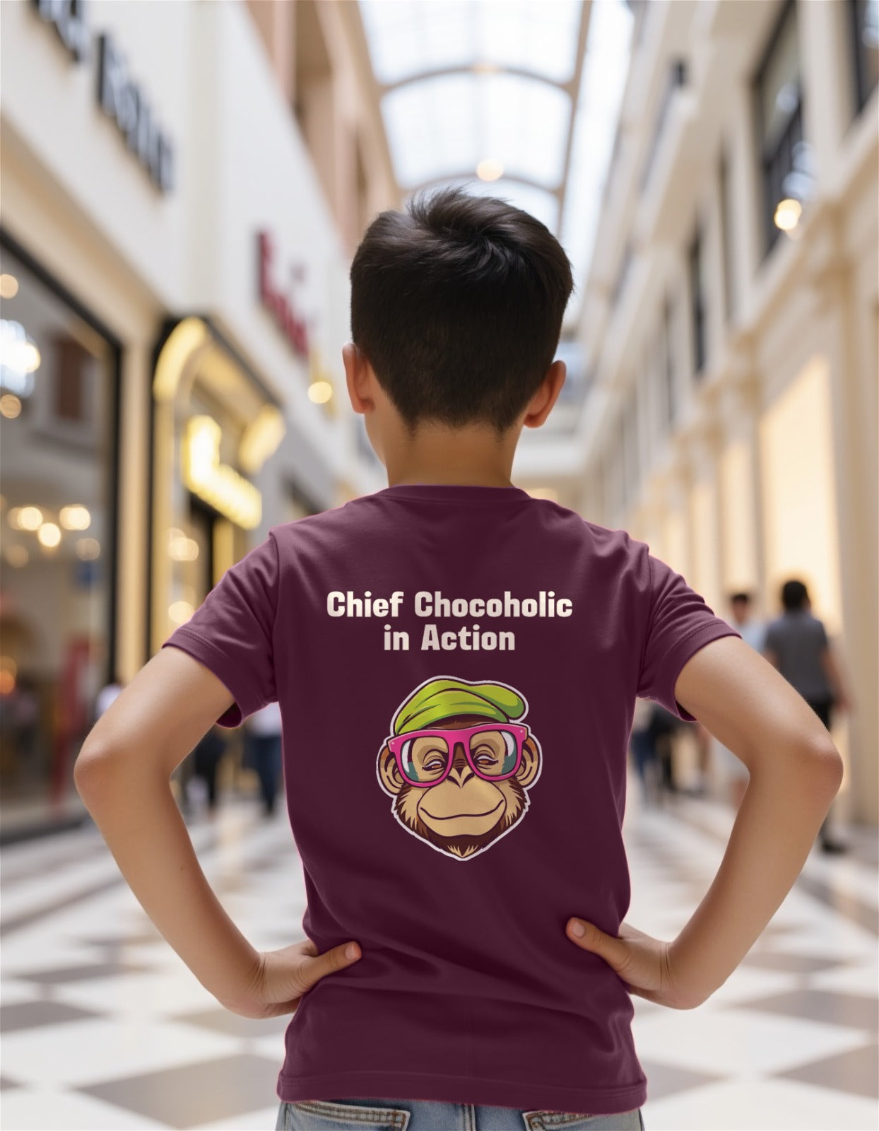 Lazy Monkey T-Shirt kids