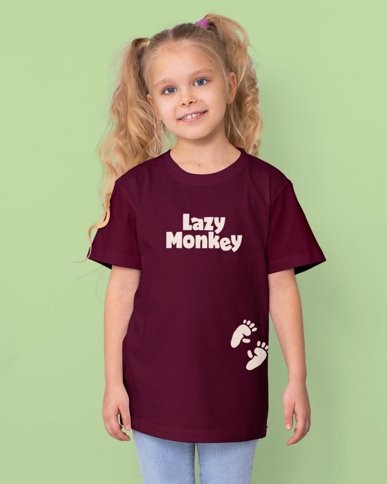 Lazy Monkey T-Shirt kids