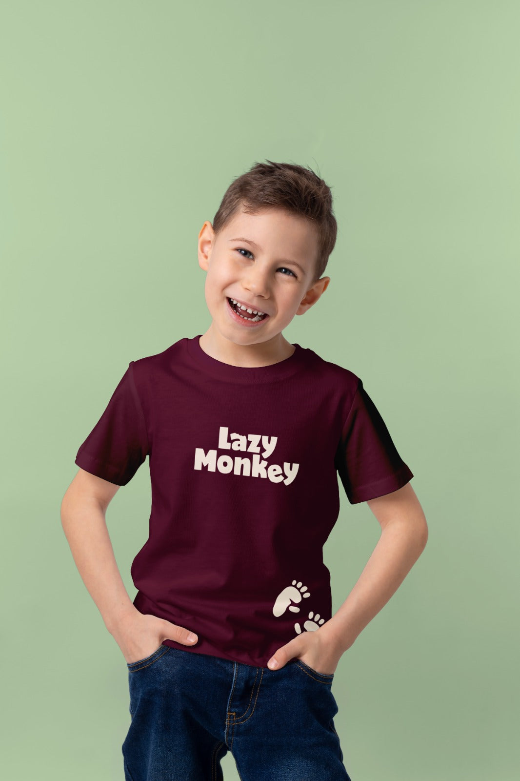 Lazy Monkey T-Shirt kids